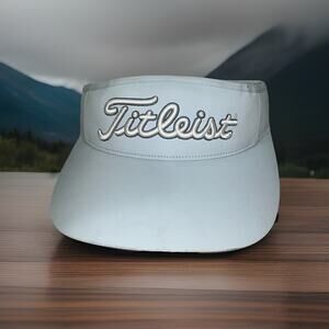 Titleist Ladies Sundrop Golf Visor One Size Hat . Light Cyan Blue.